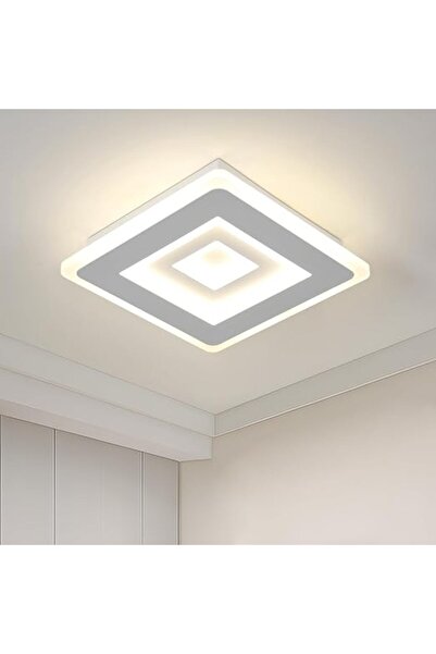Mckalen Πολυέλαιος LED, 28W, 3150 lm, 4500K, 20 εκ., Ακρυλικό, Μοντέρνος Τετρ...