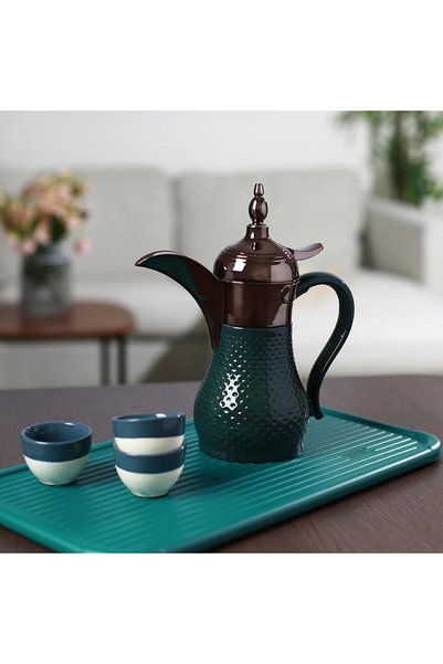 TAVOLO ترمس ليان استيل منقط 0.5 لتر اخضر بني