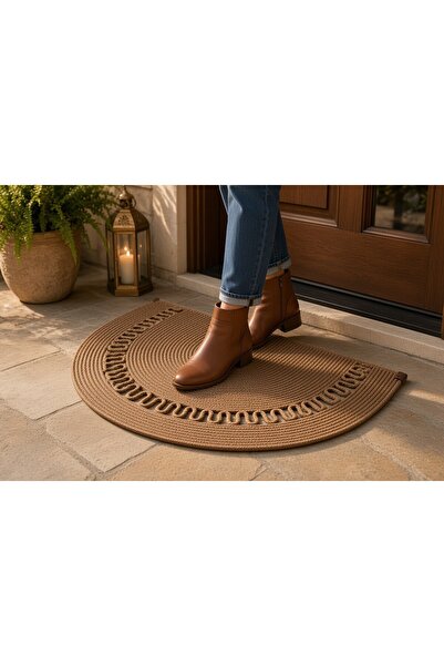 Nakkaş Home Collection Nakkaş Home Sadem Kapı Yarım Ay Jüt Önü Paspası 50 X 70