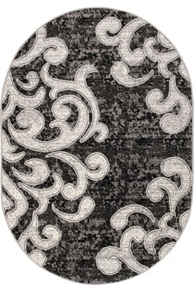 Talis Covor Oval, Cappuccino, Negru, 160x230 cm, Delta