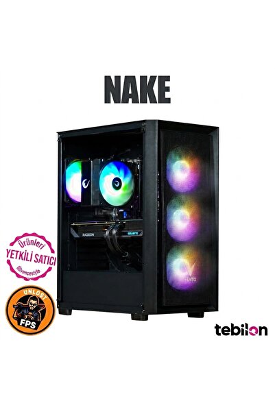 TEBİLON NAKE ECO I AMD 7500F I GIGABYTE RADEON 9060 XT 16GB I GIGABYTE A620M ...