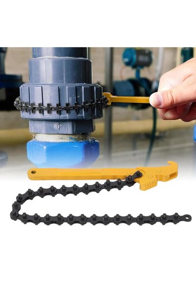 Hırdavat Chain Wrench Adjustable Oil Filter Removal Wrench 12” |   460 mm
