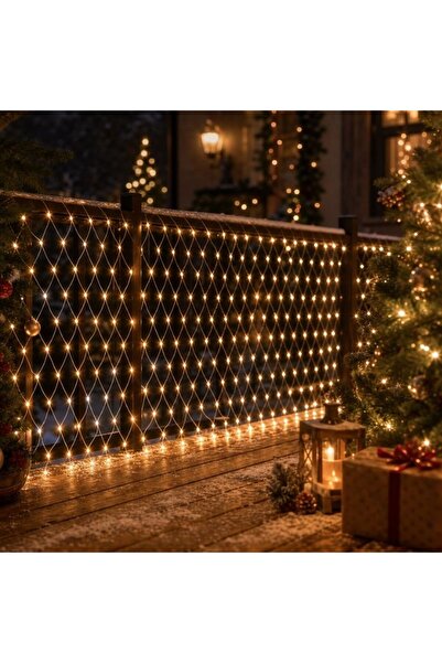 Kmt Style Christmas product, LED light net with transparent wire, warm light,...