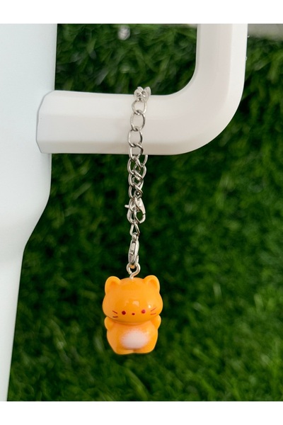 YuccaCo Accessorize Your Life زينة ترمس على شكل قطة/ تميمة ترمس على شكل قطة/ ...
