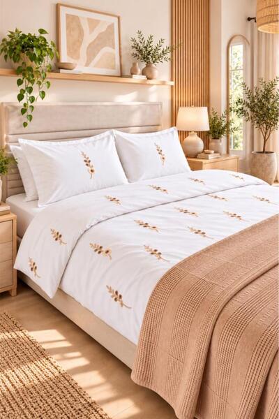 Çeyiz Diyarı Aura 7 Piece Double Pique Set