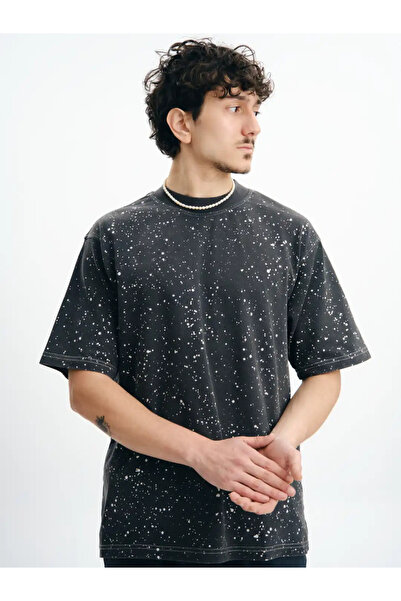 BOBIWEAR Boya Desenli Premium Oversize Tişört
