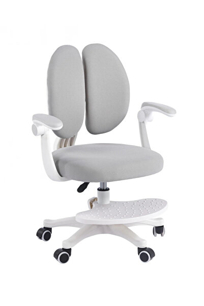 Topscaune Scaun ergonomic pentru copii, spatar reglabil, suport picioare regl...