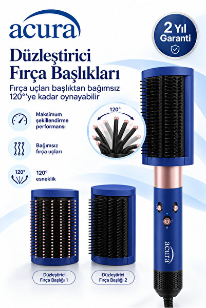 Acura AC-96 Airstyle PRO 7in1 Profesyonel Saç Şekillendirme Seti