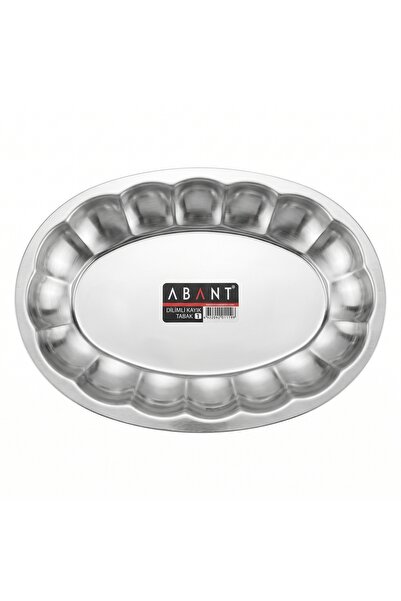 Abant Stainless Steel Sliced Kayak Plate No:1 21X14 cm
