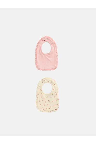 LC Waikiki 2-Pack Patterned Baby Girl Bibs (W6)