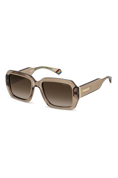Polaroid Ochelari de soare polarizați unisex, maro taupe, 54-19-140