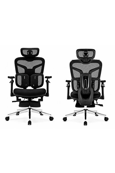 Topscaune DeluxStar T9 FOAM Premium – Scaun ergonomic, Cotiere 6D, Suport Lom...