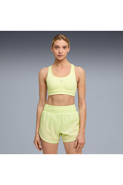 Puma 4Keeps Run Mid Women's Gray Running Bra
