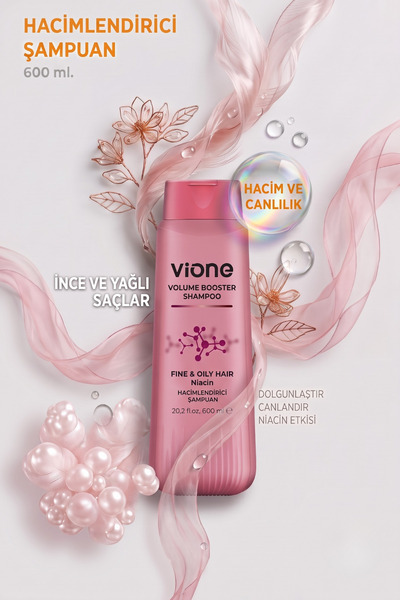 Hacimlendirici Şampuan ( Fine & Oily Hair Niacin ) 600 ML