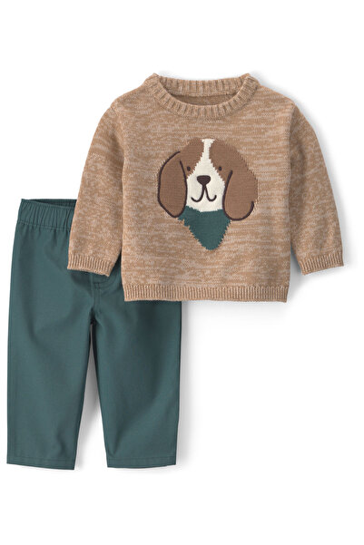 Carter's Erkek Bebek 2Li Set 3 Ay-24 Ay Kahverengi