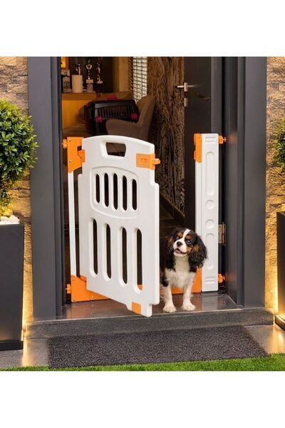 Çift Yönlü Açılır Bahçe ve Ev İçi Köpek Geçiş Kapısı 1+1