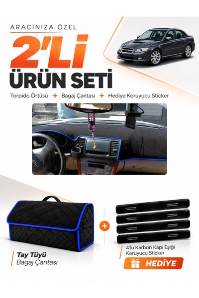 e-biz Subaru Legacy B4 (2003-2009) Compatible Glove Box Cover + Tay Feather T...
