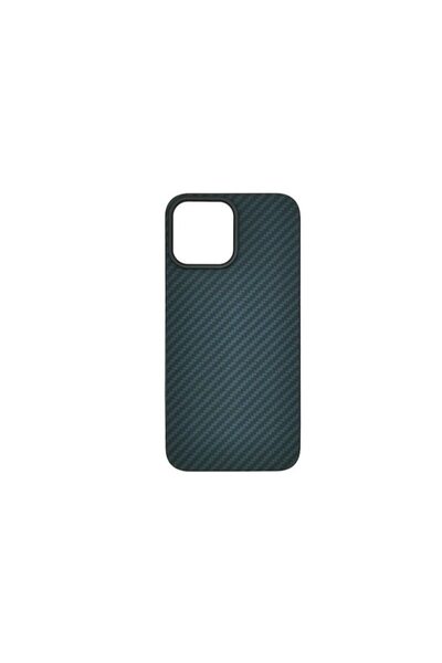 OEM Husă de telefon din fibră de carbon compatibilă cu iPhone 13, albastră