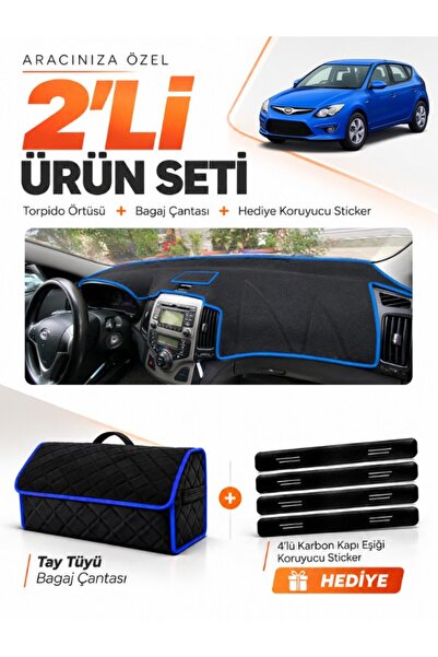 e-biz Hyundai İ30 (2007-2012) Compatible Glove Box Cover + Tay Tüy Luggage Ba...