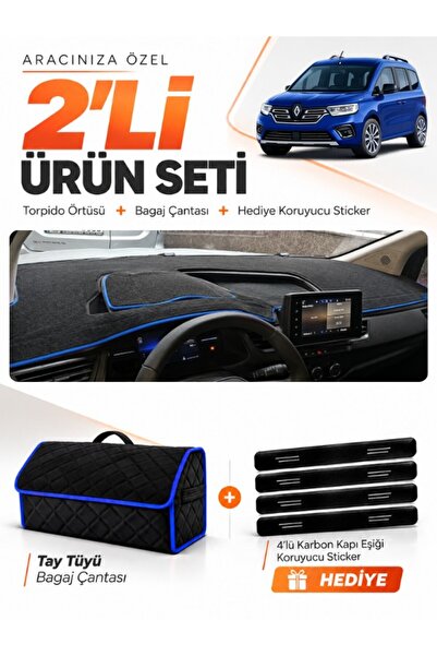 e-biz Renault Kangoo (2023-2026) Compatible Dashboard Cover + Tay Feather Tru...