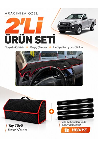 e-biz Isuzu D-Max (2012-2019) Compatible Glove Box Cover + Thai Feather Trunk...