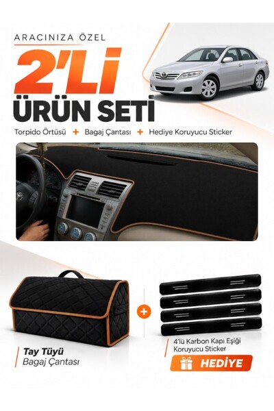 e-biz Toyota Camry (2006-2012) Compatible Dashboard Cover + Tay Feather Trunk...