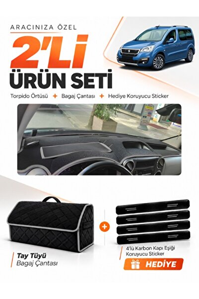 e-biz Peugot Partner Screen-Covered (2008-2017) Compatible Glove Box Cover + ...