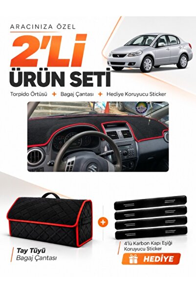 e-biz Suzuki Sx-4 (2006-2014) Compatible Dashboard Cover + Tay Feather Trunk ...