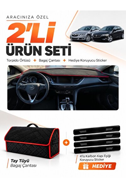 e-biz Opel Insignia (2017-2026) Compatible Glove Box Cover + Tay Feather Trun...