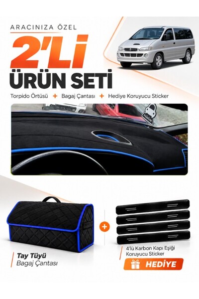 e-biz Hyundai Starex (1997-2007) Compatible Glove Box Cover + Tay Tüy Luggage...