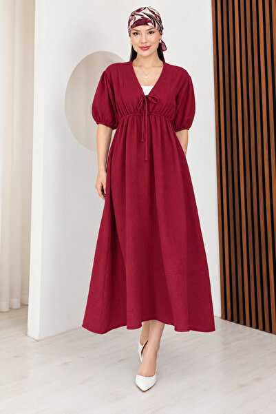 Trendline Women's Muslin Fabric Anti-Sweat Summer Cotton Dress