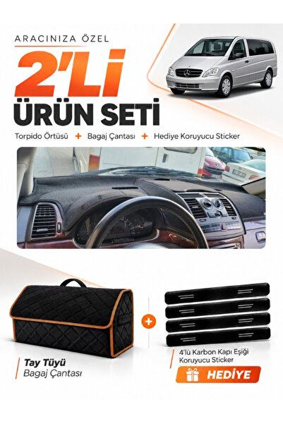 e-biz Mercedes Vito W639 (2003-2014) Compatible Glove Box Cover + Tay Tüy Lug...