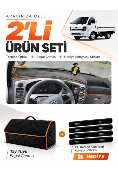 e-biz Kia Bongo (2004-2019) Compatible Torpedo Cover + Thai Feather Luggage B...