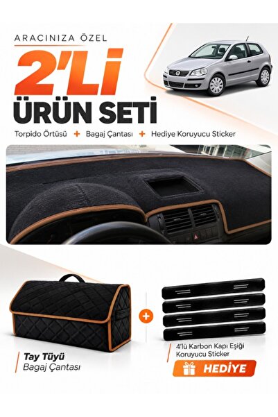 e-biz Volkswagen Polo Poled (2001-2009) Compatible Glove Box Cover + Thai Fea...
