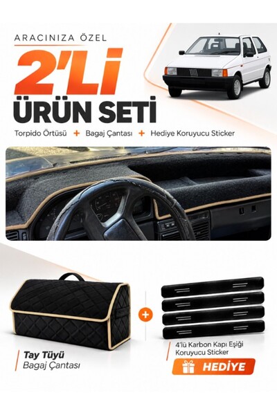 e-biz Fiat Uno 60,70 (1983-1995) Compatible Dashboard Cover + Tay Feather Tru...