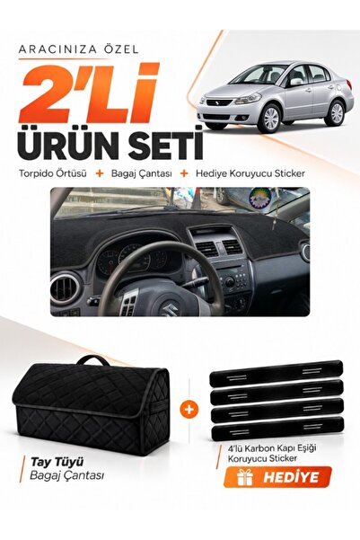 e-biz Suzuki Sx-4 (2006-2014) Compatible Dashboard Cover + Tay Feather Trunk ...