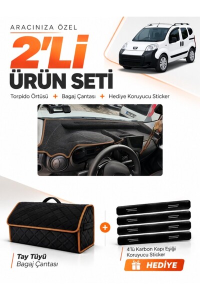 e-biz Peugeot Bi̇pper Fully Covered (2007-2020) Compatible Glove Box Cover + ...