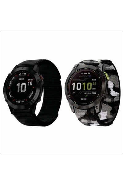 OEM Set de 2 curele universale din nailon pentru smartwatch, compatibile și c...