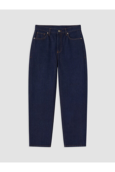 LC Waikiki Two Mt Shop Quality Lcw Modest Indigo Denim Straight Balloon Fit H...