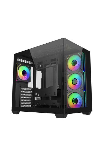 Cooler Master Elite 681 TG Siyah 4X120mm ARGB 850W ATX 3.1 GEN5 80+ Gold Mid Tower (E681-KHNN85-S009