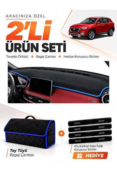 e-biz Mg Hs (2018-2024) Compatible Glove Box Cover + Thai Feather Trunk Bag +...
