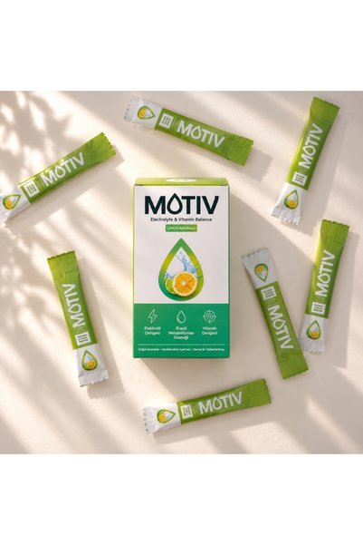 MOTIV Supps Daily Hydration & Vitamin Mix - Limon Aromalı