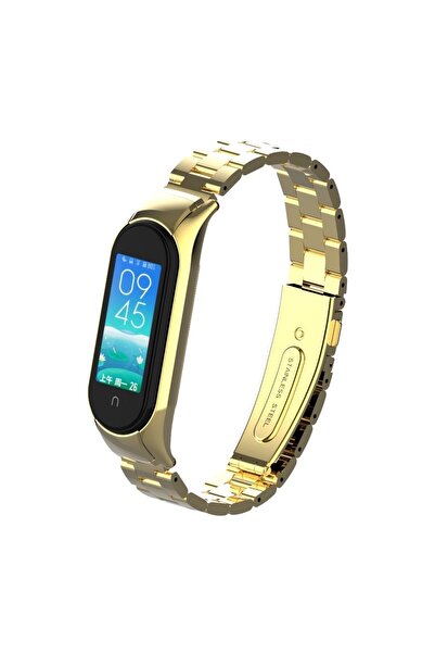 OEM Curea din oțel inoxidabil, metalică, compatibilă cu Xiaomi Mi Band 3 4, A...