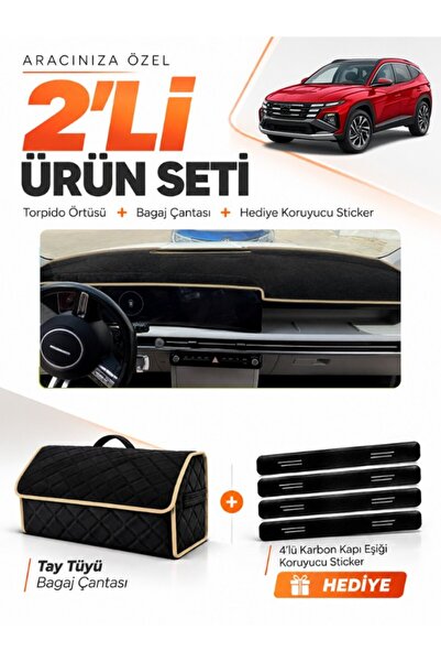 e-biz Hyundai Tucson (2024+ Later) Compatible Glove Box Cover + Tay Tüy Lugga...