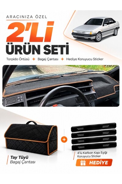 e-biz Fiat Tempra (1992-1997) Digital Console Compatible Dashboard Cover + Ta...