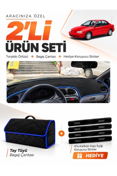e-biz Hyundai Elantra (1995-2000) Compatible Glove Box Cover + Tay Tüy Luggag...