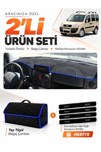 e-biz Fiat Doblo Airbagged Small Screen (2007-2015) Compatible Glove Box Cove...