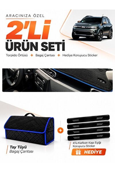 e-biz Daci̇a Duster 3 Generation (2024-2026) Compatible Glove Box Cover + Tha...