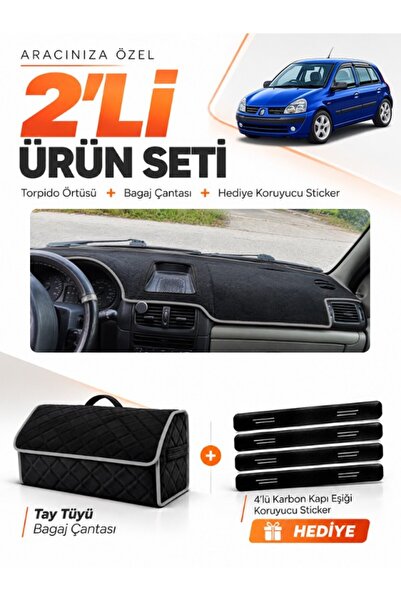 e-biz Renault Clio Symbol Airbag Compatible (2003-2006) Compatible Glove Box ...