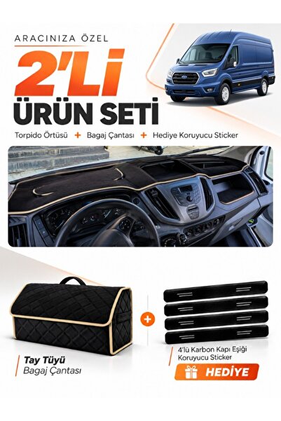 e-biz Ford Transit (2015-2022) Compatible Glove Box Cover + Tay Feather Lugga...